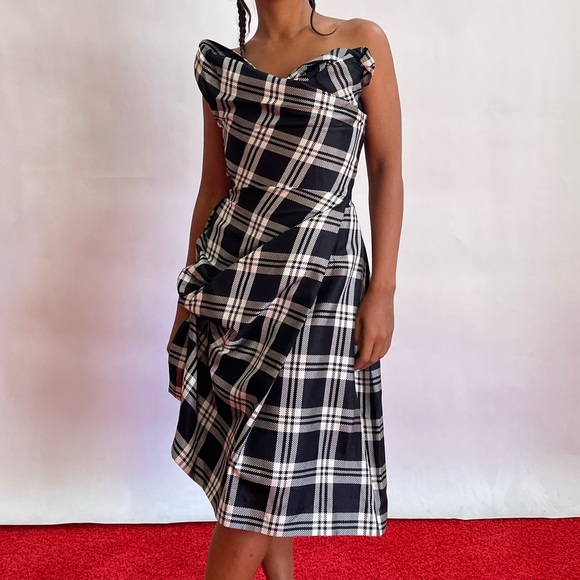 Vivienne Westwood VINTAGE BRAND NEWSS10 GOLD LABEL “DAME” CORSET DRESS UK 10US 6 - Picture 5 of 17